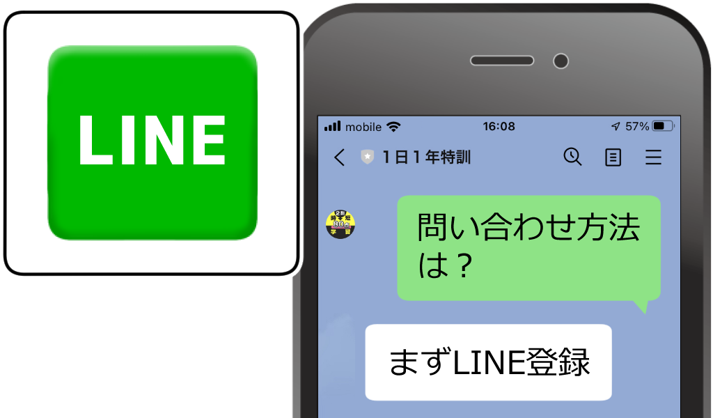 LINEで問い合わせ